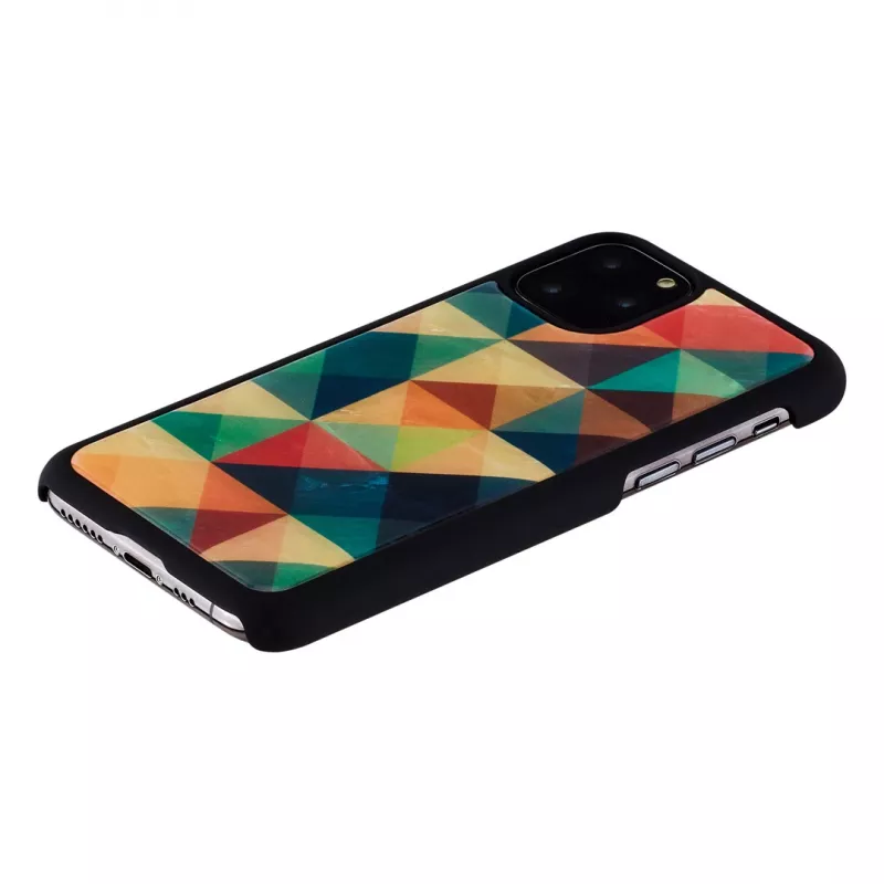 Etui do smartfona iKins dla iPhone 11 Pro — ochronne czarne z mozaiką