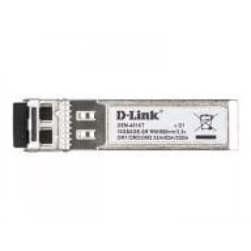 D-Link 10GBase-SR SFP+ Transceiver, 80/300m, Fiber optic, 10000 Mbit/s, SFP+, LC, 50/125,62.5/125 µm, SR