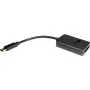 Adapter INTER-TECH M.2 na USB Type-C K-1696-P2, gniazdo M.2, wtyk USB-C, 5V, 37×54×12 mm, czarny