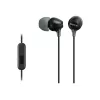Sony MDR-EX15AP, przewodowy, 8 - 22000 Hz, połączenia/muzyka, 3 g, zestaw słuchawkowy, czarny