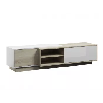 Cama szafka TV SIGMA1 180 dąb dąb sonoma/biały połysk