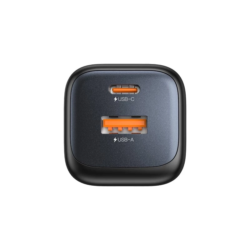 Ładowarka sieciowa Unitek P1128ABK01-EU — 2-portowa GaN USB‑C i USB‑A, łączna moc 20 W, czarna