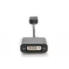 Przewód adaptera DisplayPort Assmann. DP - DVI (24+5) M/F. 0,15 m z blokadą. Zgodny z DP 1.1. UL. czarny, bez ekranowania. 32AWG (AK-340409-001-S)