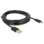 Kabel USB DeLOCK 85209 USB 2.0 3 m USB A USB C Czarny