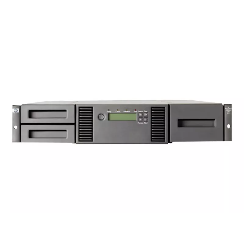 Hewlett Packard Enterprise HPE StorageWorks MSL2024 - Biblioteka taśmowa - LTO Ultrium - maksymalna liczba napędów: 2 - Szafa - do montażu w szafie rack - 2U - czytnik kodów kreskowych - dla ProLiant DL120