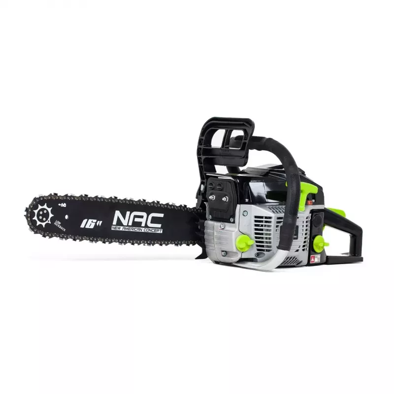 Piła łańcuchowa spalinowa NAC CST45-40-02AC, 45 cm³, 1,9 kW (maks. 2,4 kW), prowadnica 40 cm, 66 ogniw, łańcuch 1,5 mm