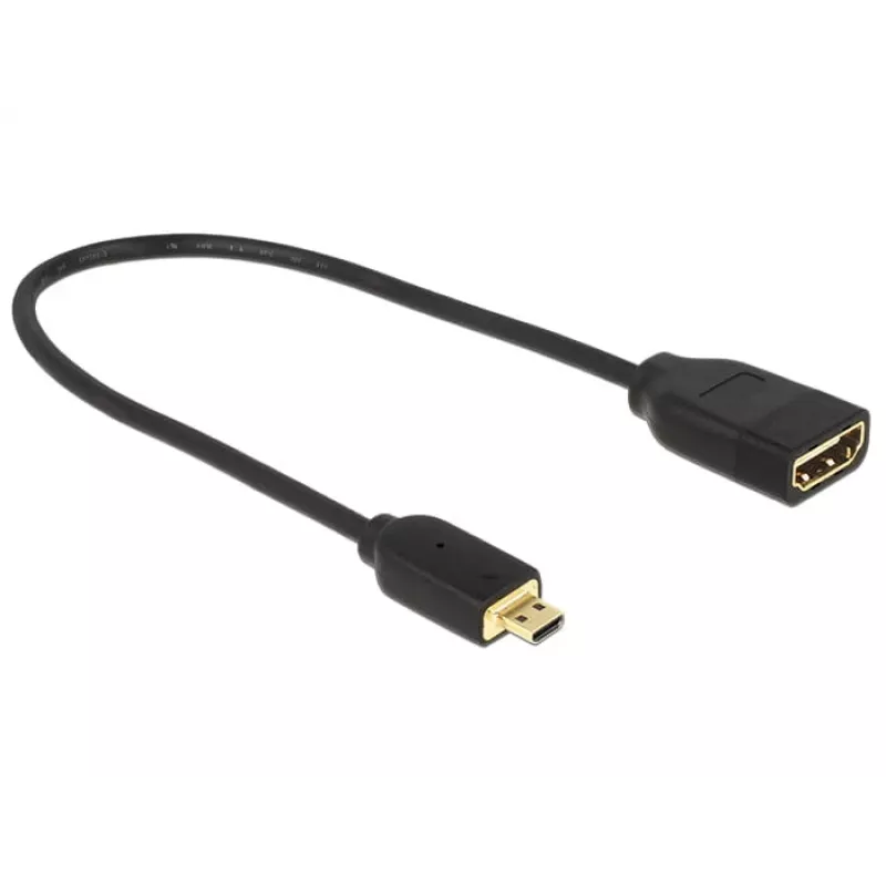 Kabel HDMI DeLOCK 0.2m HDMI-A/HDMI Micro-D