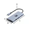 Adapter USB-C 11-w-1 Hawk HW-HUB1101 — hub wieloportowy z 11 portami