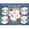 Podróżny zasilacz sieciowy GEMBIRD TPA-1A2C20-01-W — 20 W, USB-A (18 W) + 2× USB-C (20 W), wtyczka typu E, biały