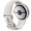 Google Pixel Watch 3 45 mm Wi-Fi smartwatch, srebrny polerowany (Porcelain)