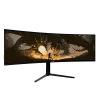 49-calowy zakrzywiony monitor LED Arozzi Nova — 5120 x 1440 Dual QHD, panel VA, 4 ms, koncentrator USB, VESA