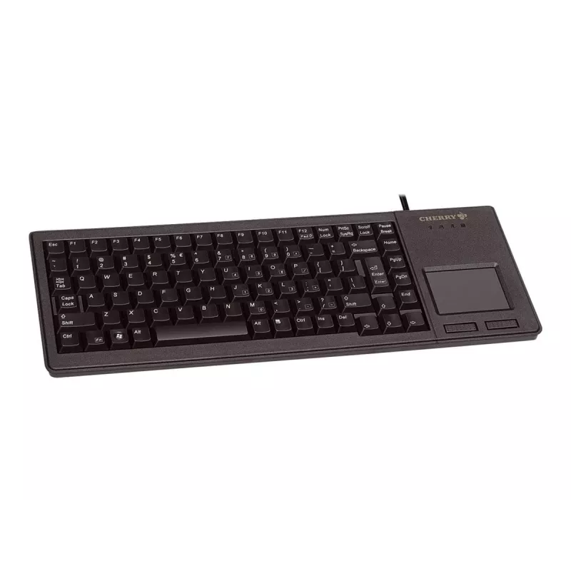 Klawiatura CHERRY XS Touchpad Uniwersalna USB QWERTY US Angielska Czarna