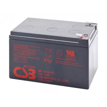 Akumulator AGM 12Ah 12V F2 VRLA (GP12120)