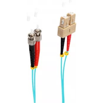 shiverpeaks BS77912/3 Kabel światłowodowy 2 m SC ST OM3 Aqua-Colour (BS77912/3)