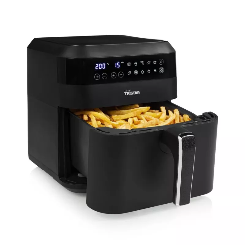 Tristar Cyfrowa Frytkownica Powietrzna XXL FR-6999 Moc 1700 W Pojemność 6 L Czarny