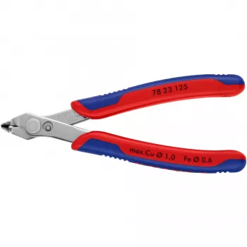 Knipex Super-Knips 78 23 125 elektroniczne i precyzyjne szczypce tnące bez fazowania 125 mm