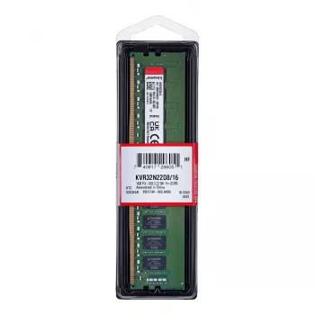Kingston KVR32N22D8/16 Technology ValueRAM DIMM, 1x 16 GB, DDR4, 3200 Mhz, CL22, 1.2v, 288-pin