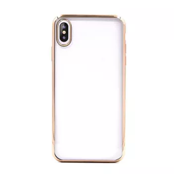 Ochronne etui Devia Soft TPU do iPhone XS Max, złote wykończenie