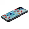 Etui ochronne iKins na iPhone XR — wzór Czarny Poppin Rock