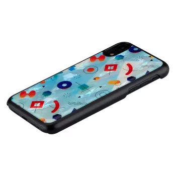 Etui ochronne iKins na iPhone XR — wzór Czarny Poppin Rock