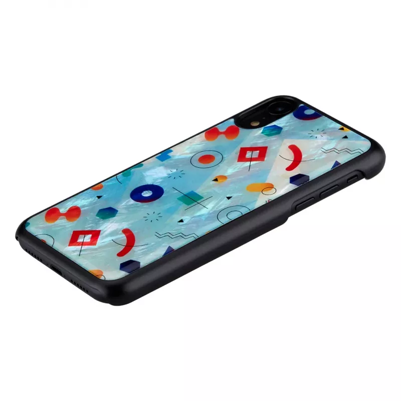 Etui ochronne iKins na iPhone XR — wzór Czarny Poppin Rock