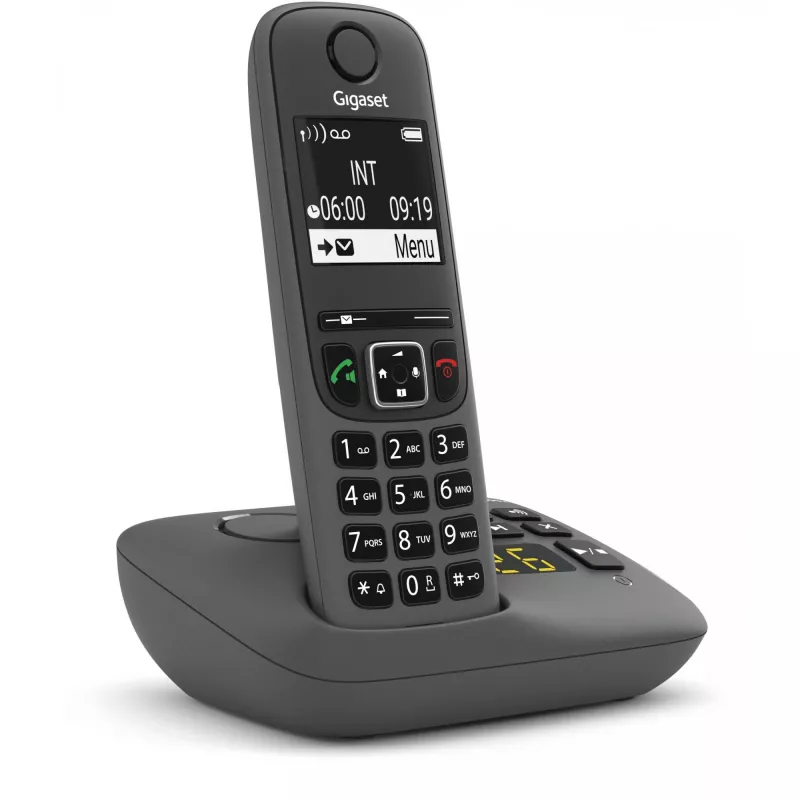 Telefon analogowy/DECT Gigaset AE690A Identyfikacja numeru dzwoniącego Słuchawka bezprzewodowa Antracyt
