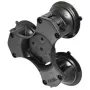 RAM Mounts Twist-Lock Potrójna przyssawkowa baza kompozytowa czarna RAP-365-224-1BU