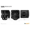 be quiet! Dark Rock Elite Chłodnica powietrza procesora 13.5 cm Czarny 1 szt.