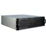 Inter-Tech 3U-30248 Rack Czarny, Stal nierdzewna
