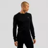 Odlo BL TOP z okrągłym dekoltem, długi rękaw ACTIVE WARM ECO męska koszulka, rozmiar M, czarna
