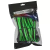 Zestaw przedłużaczy kabli CableMod CM-CAB-CKIT-N86KKLG-R — 8+6-pinowe przedłużenia zasilania, czarno-zielone