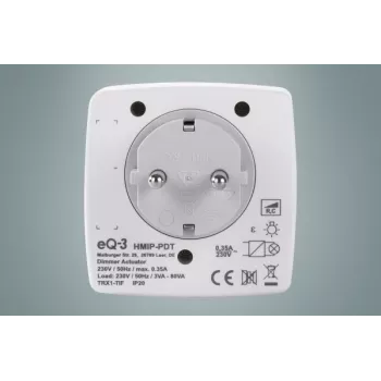 Dimmer & switch eQ-3 AG HmIP-PDT External biały