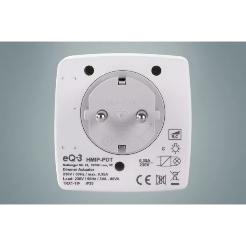 Dimmer & switch eQ-3 AG HmIP-PDT External biały