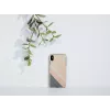 Etui na smartfon man and wood do iPhone XS Max — różowy garnitur, czarne