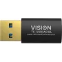 Vision Professional - Adapter USB - USB Typu A (M) na 24-pin USB-C (Ż) - USB 3.0 - Czarny (TC-USB3AC/BL)