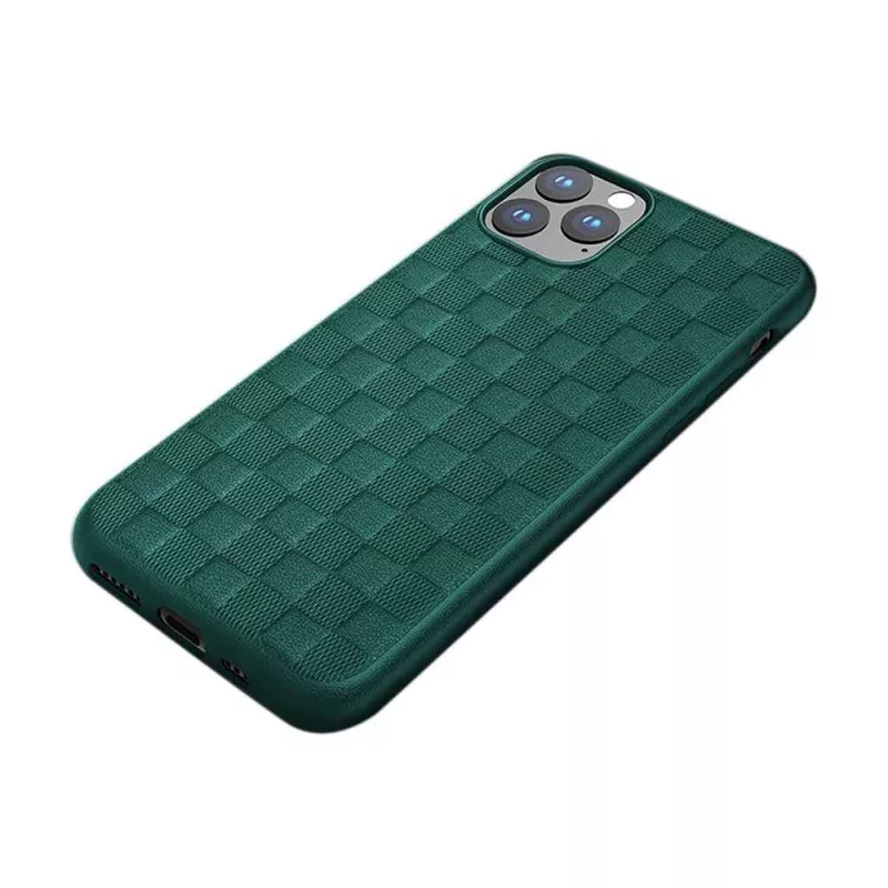 Ochronne miękkie etui Devia Woven2 do iPhone 11 Pro, zielone