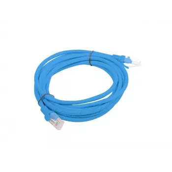 Kabel krosowy LANBERG PCU6-20CC-0300-B RJ45 Kat.6 3 m Niebieski U/UTP CCA 250 MHz