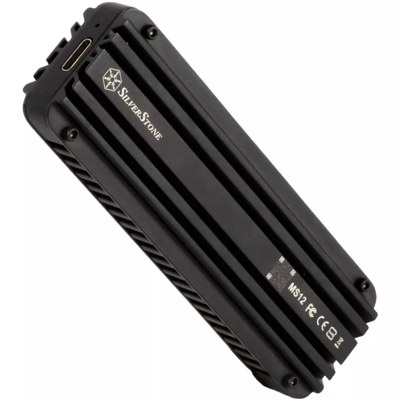 Obudowa SSD Silverstone MS12 Czarna M.2