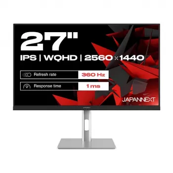Monitor komputerowy JAPANNEXT JN-I270WQHD300F-HSP 68,6 cm (27 inch) 2560 x 1440 piksele Wide Quad HD LED Szary