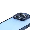 Etui ochronne Baseus do iPhone'a 14 Pro — przezroczyste, brokatowe, niebieskie