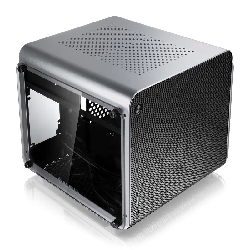 Obudowa komputerowa Raijintek METIS EVO TG Mini-ITX, srebrna