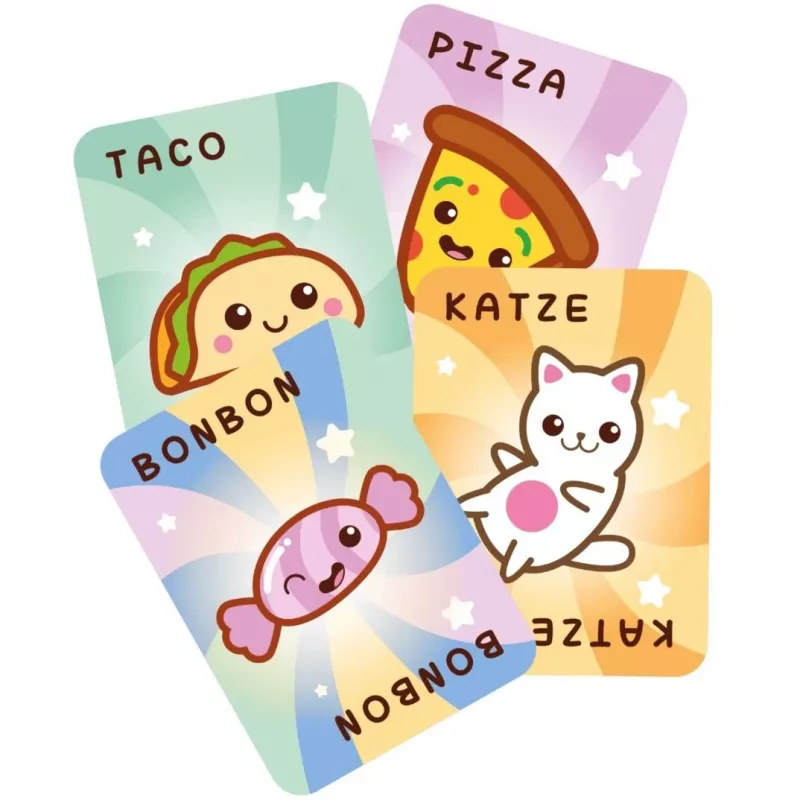 Taco Katze Pizza Junior, Gra karciana