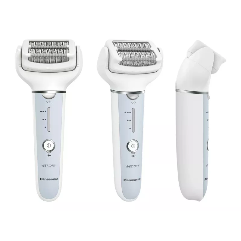 Panasonic ES-EY90A503 epilator, do stosowania na mokro i sucho, niebiesko-biały