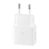Ładowarka ścienna USB-C Samsung EP-T2510 25W Biała, uniwersalna wewnętrzna szybka ładowarka z PPS