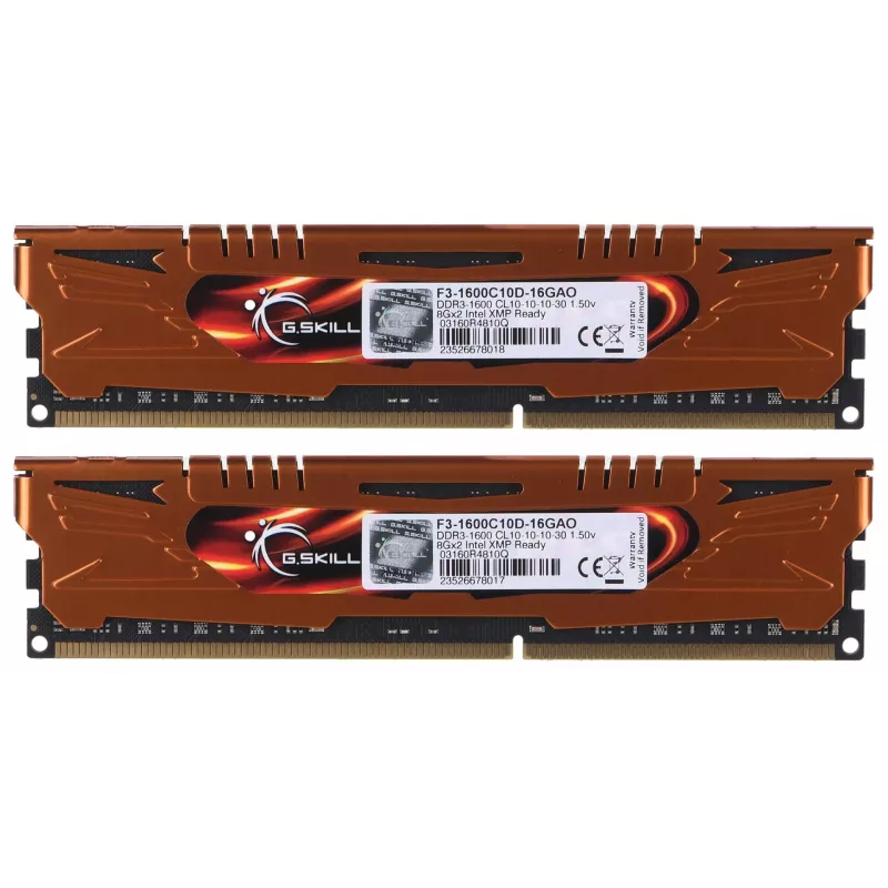 G.SKill ARES 16Go Kit DDR3 PC3-12800 CL10 (F3-1600C10D-16GAO)