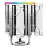 Chłodzenie powietrzne DeepCool AK620 Digital SE biały — dwa wentylatory 120 mm, 6 ciepłowodów, PWM, obsługa LGA 1700, wbudowany wyświetlacz