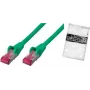 Kabel sieciowy ShiverPeaks BS75711-AG Zielony 1m Cat6a S/FTP