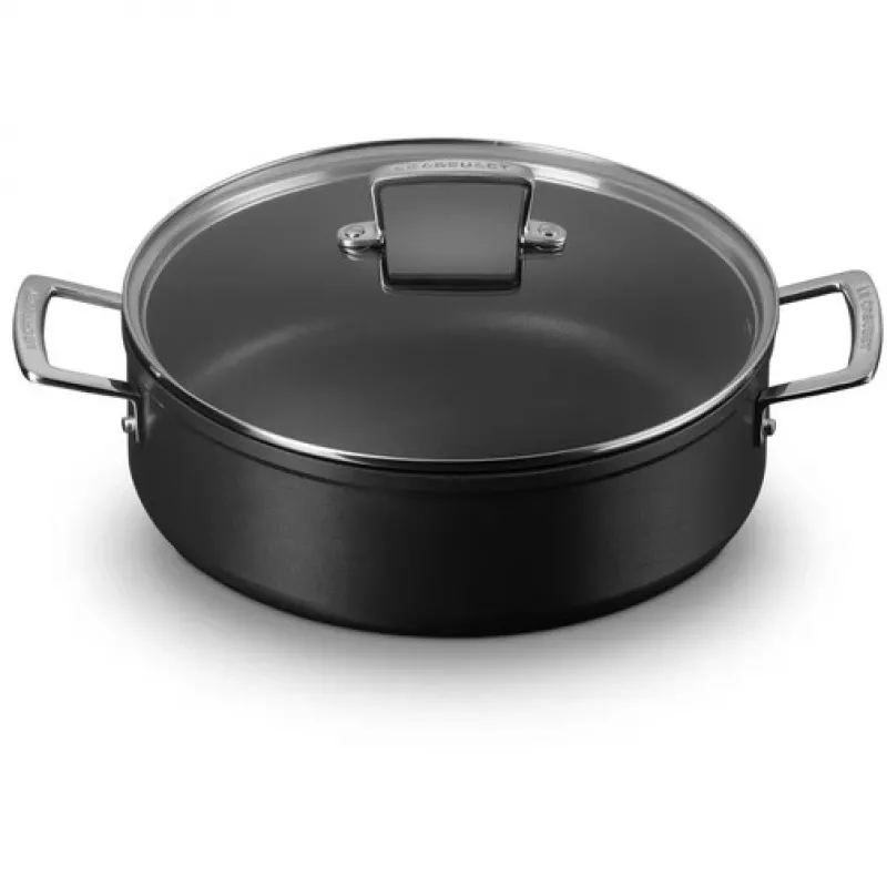 Le Creuset Toughened Non-Stick sauteuse z pokrywką szklaną 28 cm
