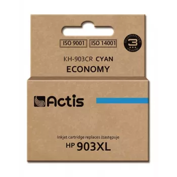 Tusz Actis KH-903CR (zamiennik HP 903XL T6M03AE; Standard; 12 ml; cyjan) - Nowy chip