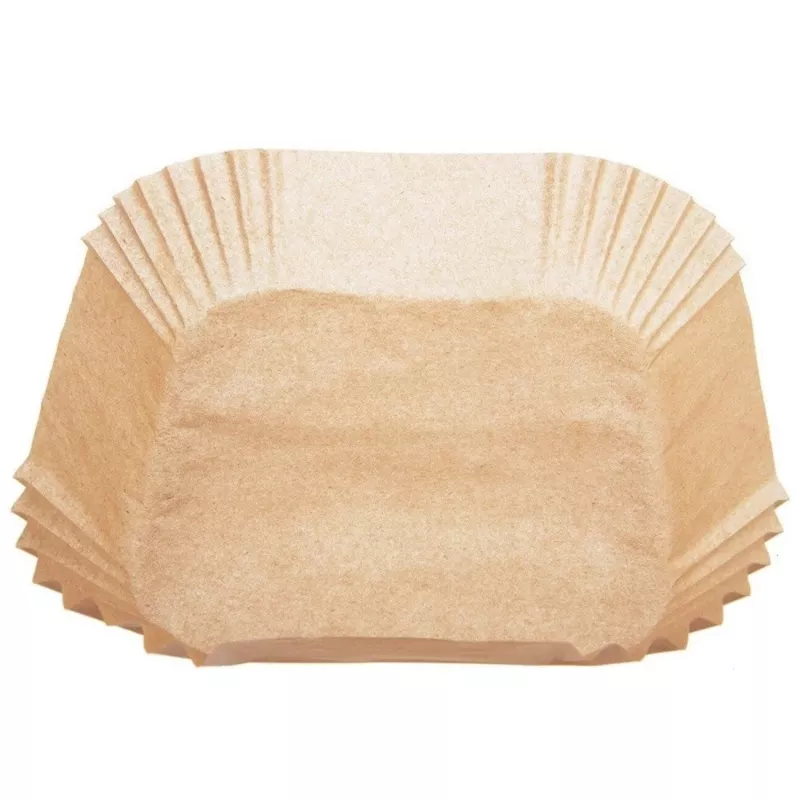 Papierowe wkłady do frytkownicy powietrznej 20×20 cm, opakowanie 50 szt. — Extralink HOME